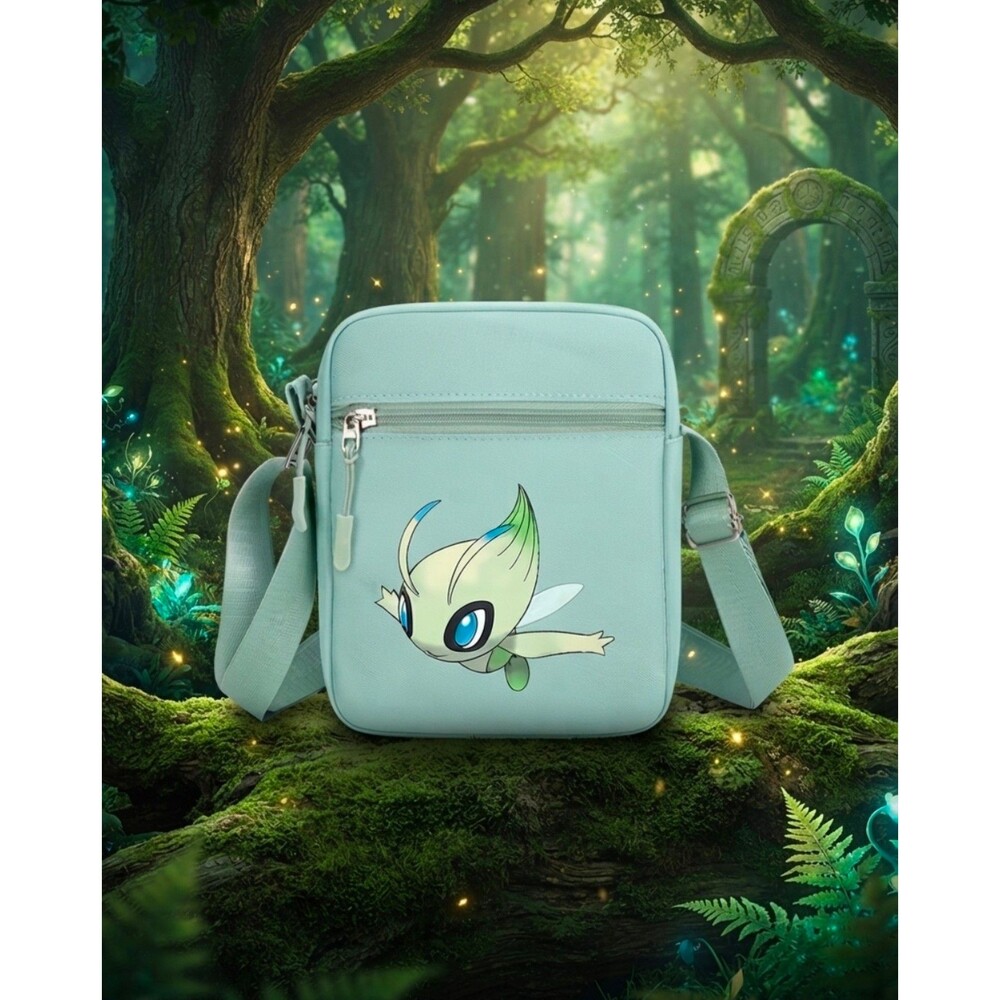 Pokémon Celebi Cute Crossbody Shoulder Bag Canvas Anime Messenger Bag New